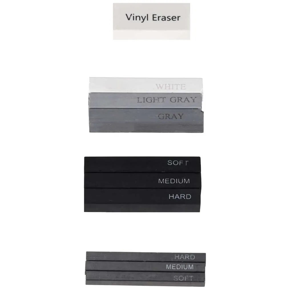 Ołówki do szkicowania rysowania zestaw plastyczny 54 elementy - obrazek 4