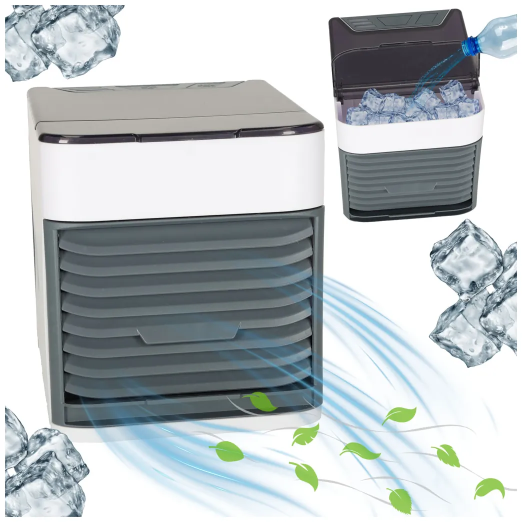 Klimator przenośny klimatyzer biurkowy 3w1 mini klimatyzator na wodę USB - obrazek 7