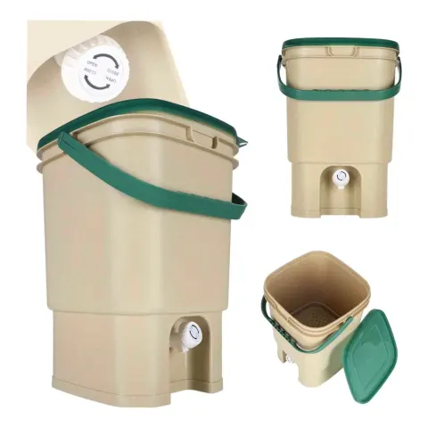 Kompostownik domowy LUARO pojemnik na kompost odpady kuchenne 15l