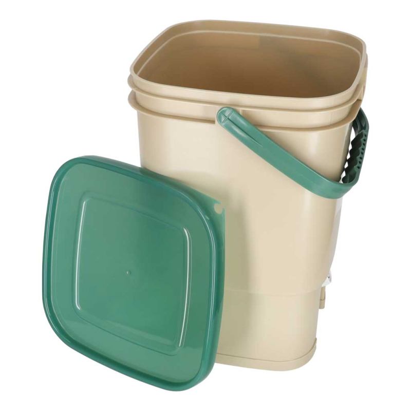 Kompostownik domowy LUARO pojemnik na kompost odpady kuchenne 15l - obrazek 7