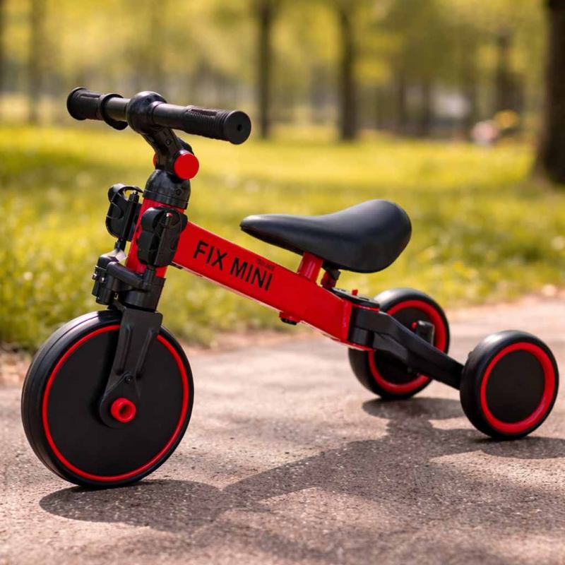 Rowerek biegowy Trike Fix Mini rower wielofunkcyjny 3w1 czerwony - obrazek 15