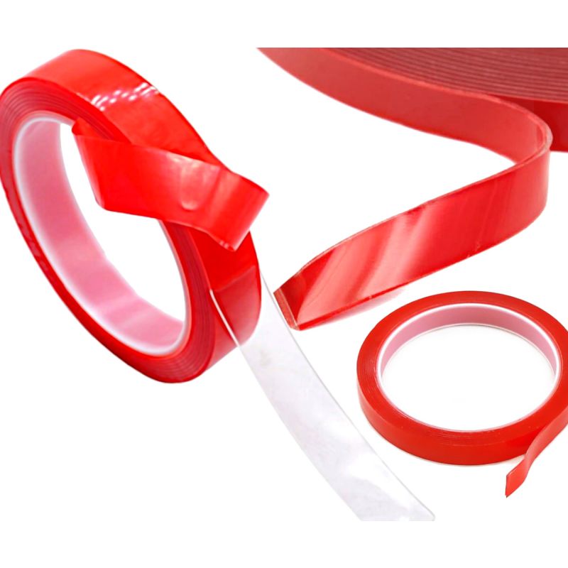 Taśma dwustronna samoprzylepna akrylowa montażowa transparentna mocna 10mm x 3m - obrazek 5