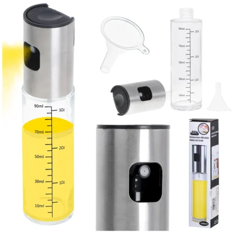 Spryskiwacz do oleju oliwy dozownik w sprayu ze skalą 100ml