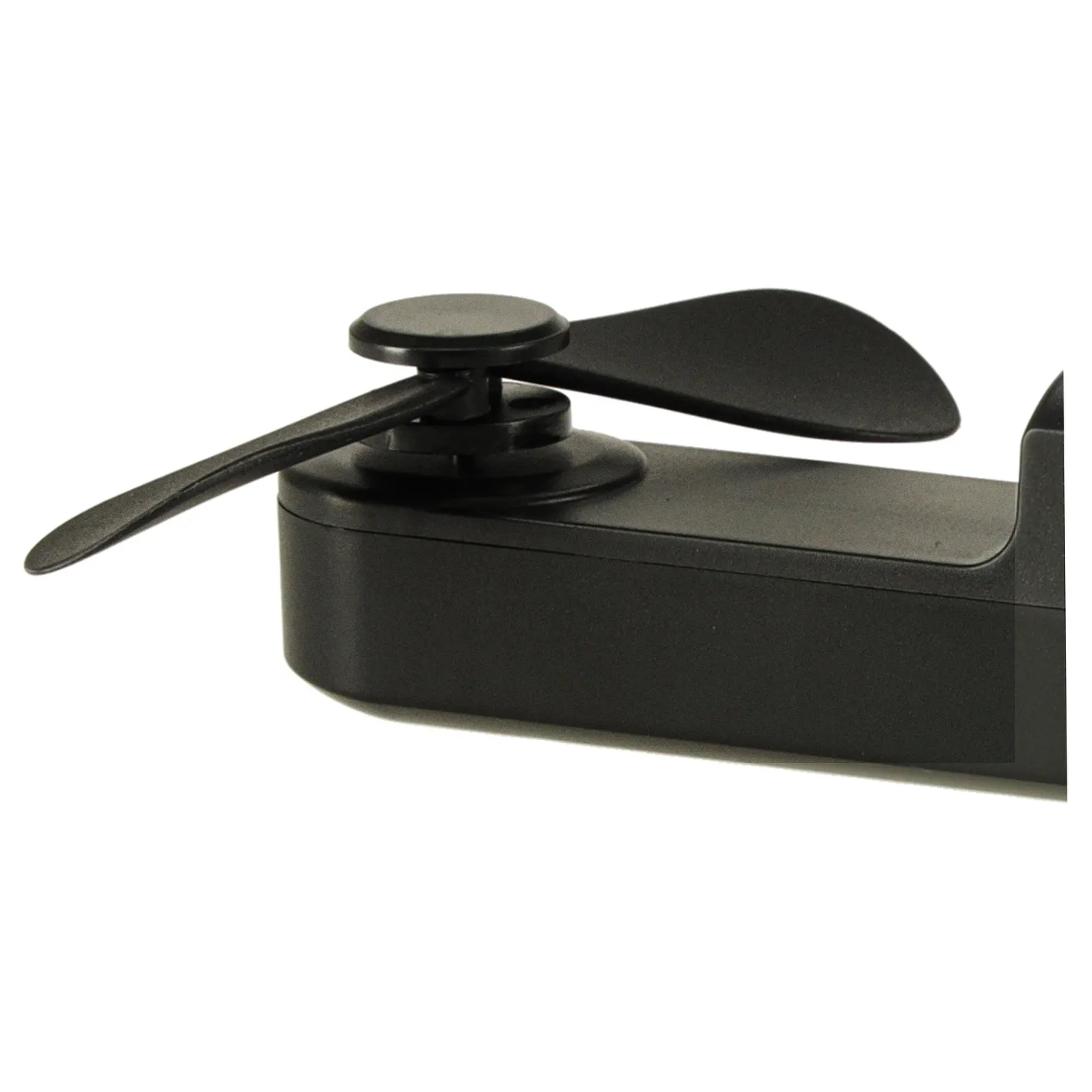 Wiatrak biurkowy wentylator mini ręczny składany wiatraczek przenośny USB czarny - obrazek 13