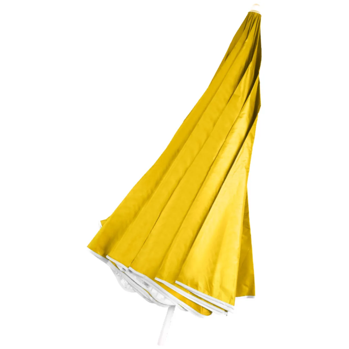 Parasol ogrodowy plażowy regulowany łamany składany UV 150cm żółty - obrazek 4