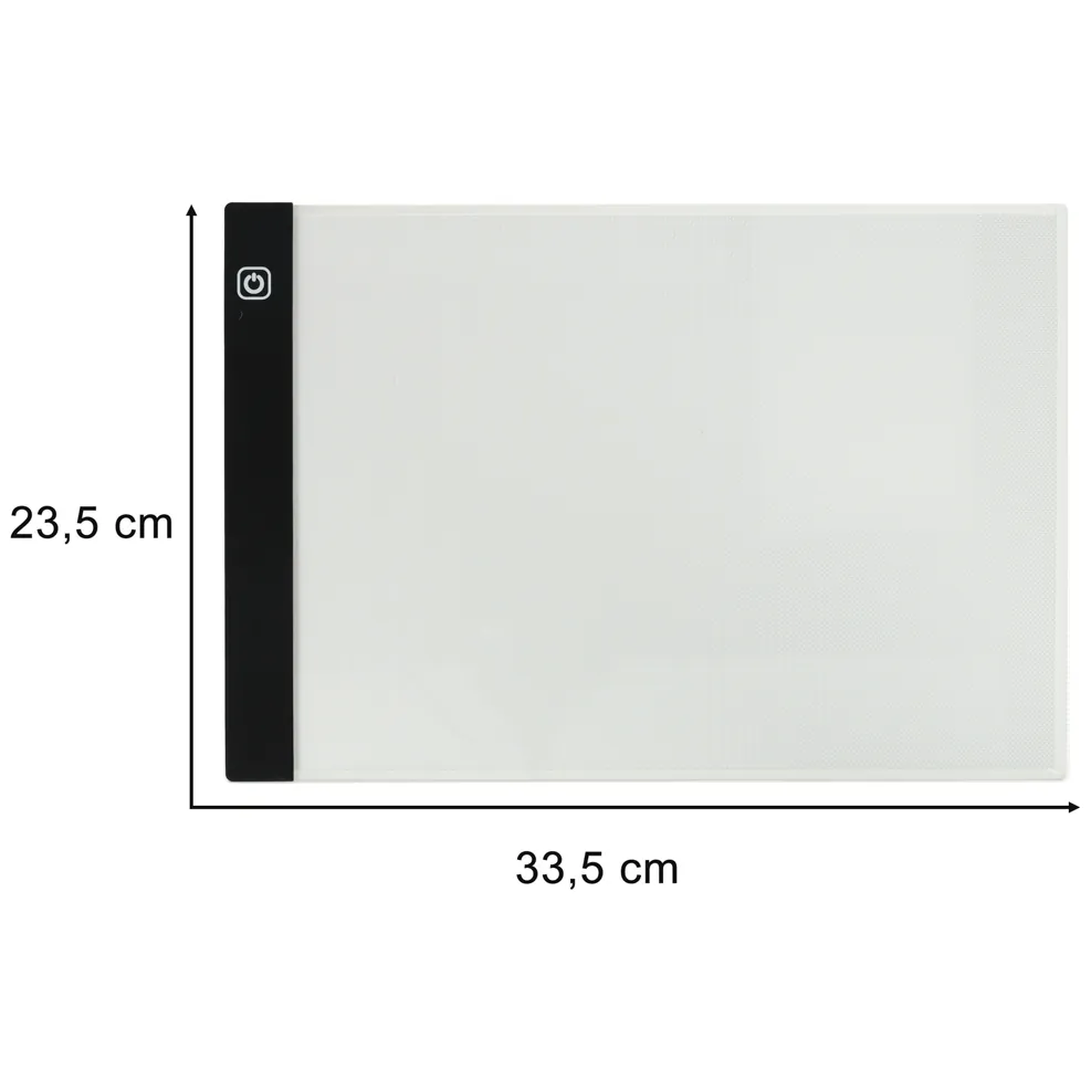 Deska kreślarska tablica tablet graficzny kalka do rysowania podświetlana LED A4 - obrazek 7