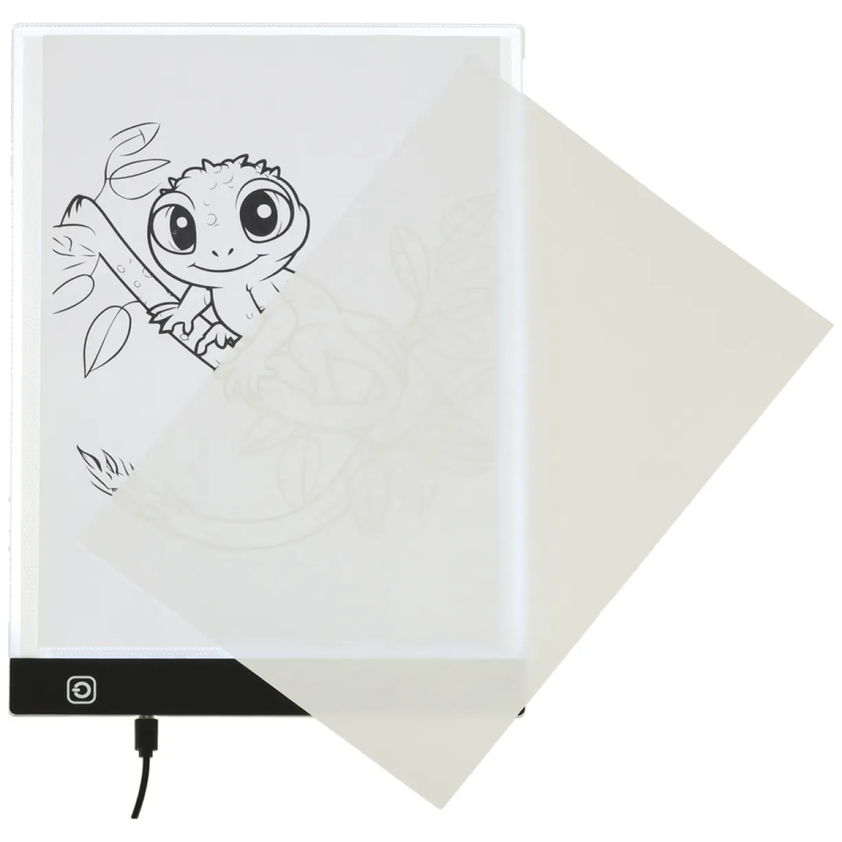 Deska kreślarska tablica tablet graficzny kalka do rysowania podświetlana LED A4 - obrazek 8