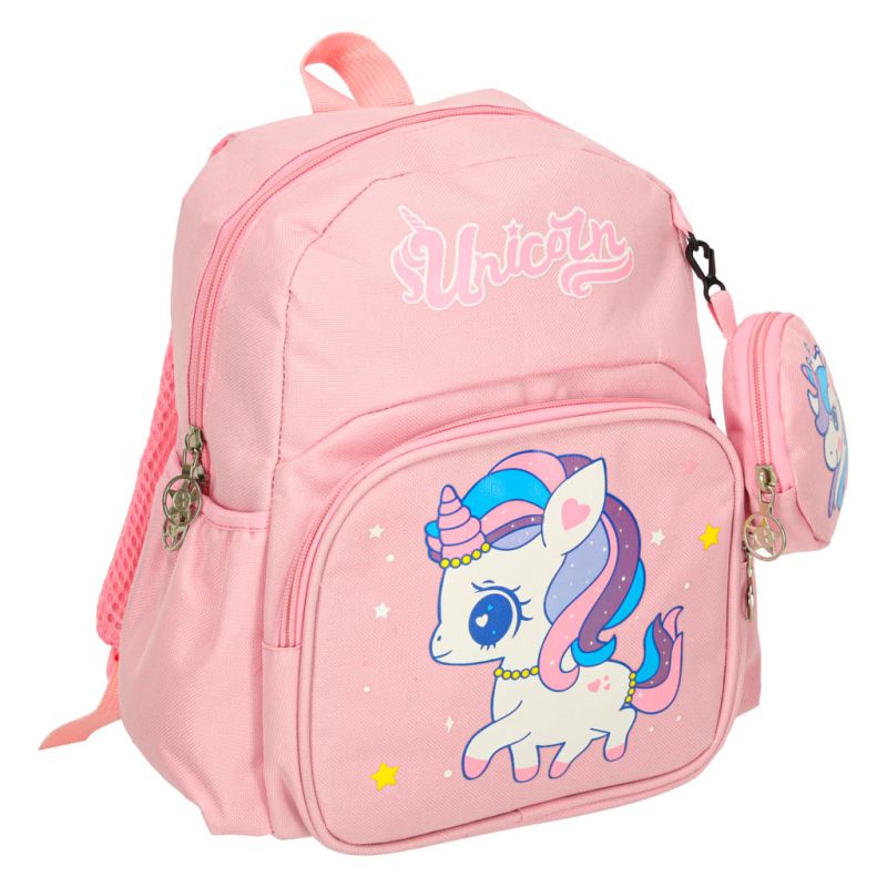 Plecak dla przedszkolaka szkolny dziecięcy jednorożec 30x22x11cm - obrazek 2
