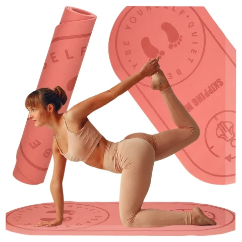 Mata do ćwiczeń jogi wygładzająca 127 x 63 x 0