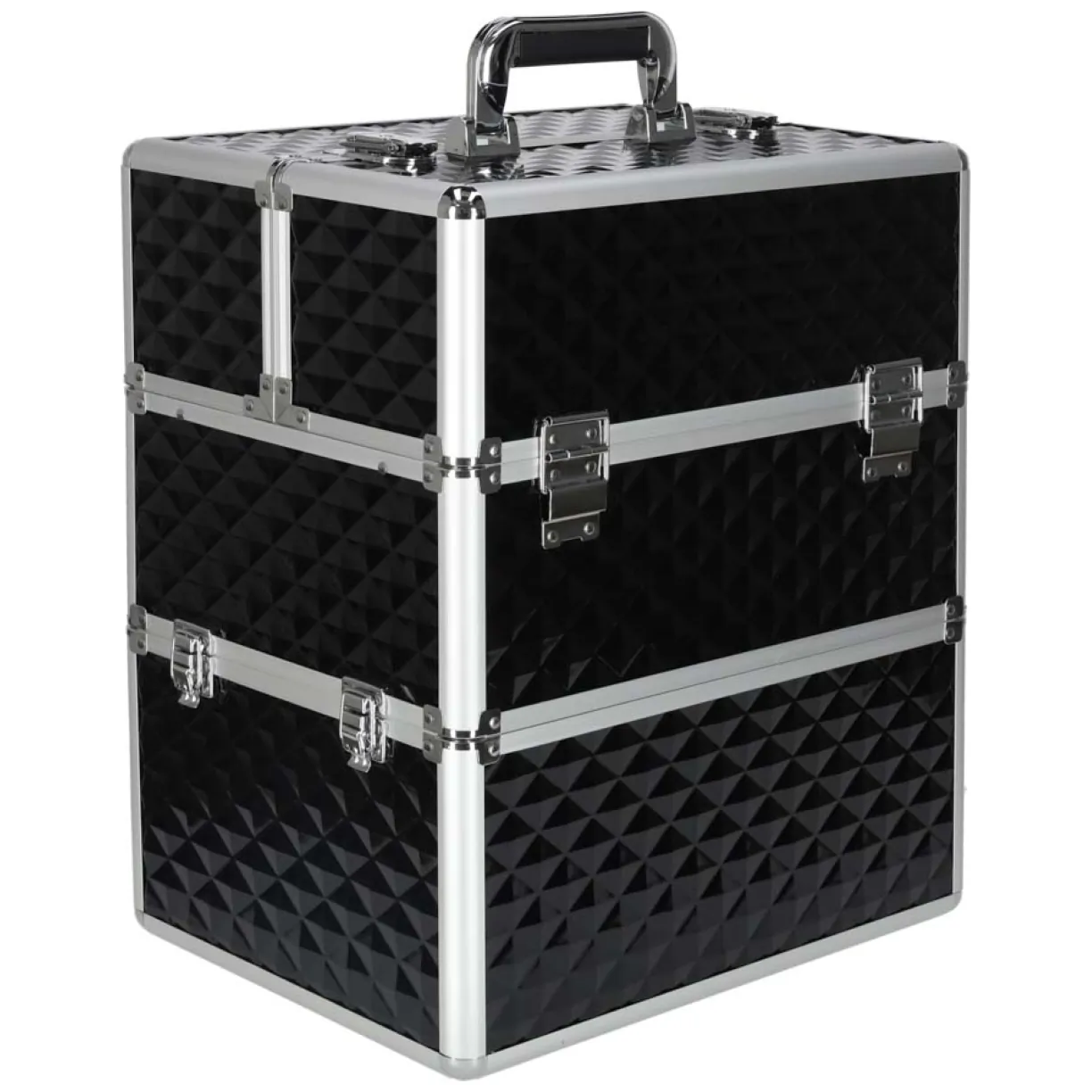 Kuferek na kosmetyki walizka organizer kosmetyczny XXL 3D - obrazek 10