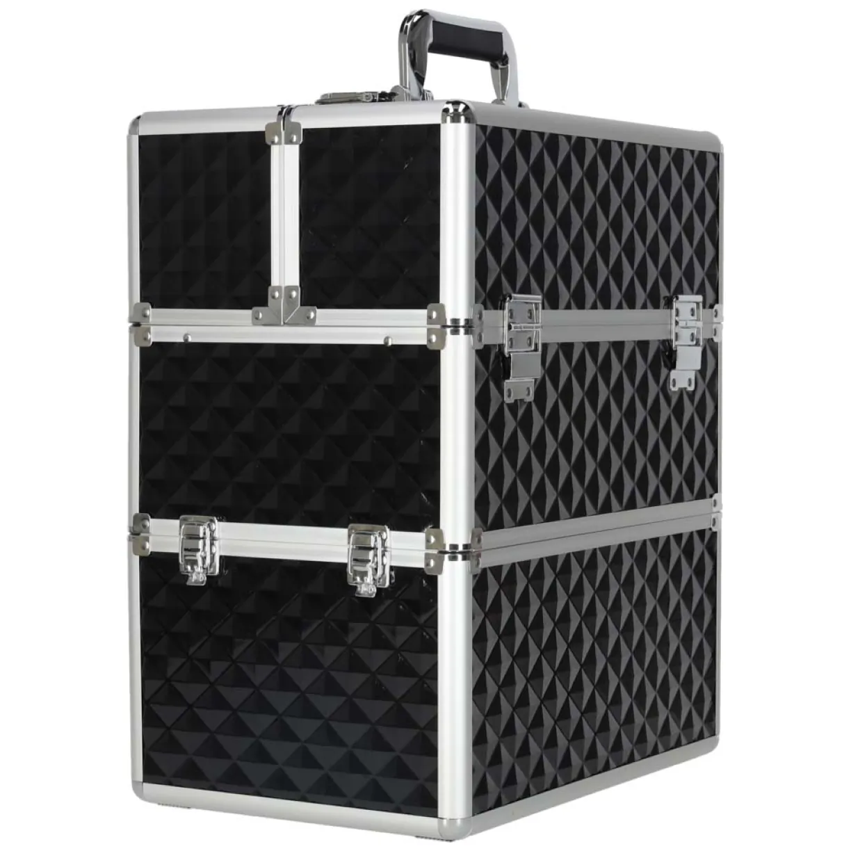Kuferek na kosmetyki walizka organizer kosmetyczny XXL 3D - obrazek 2