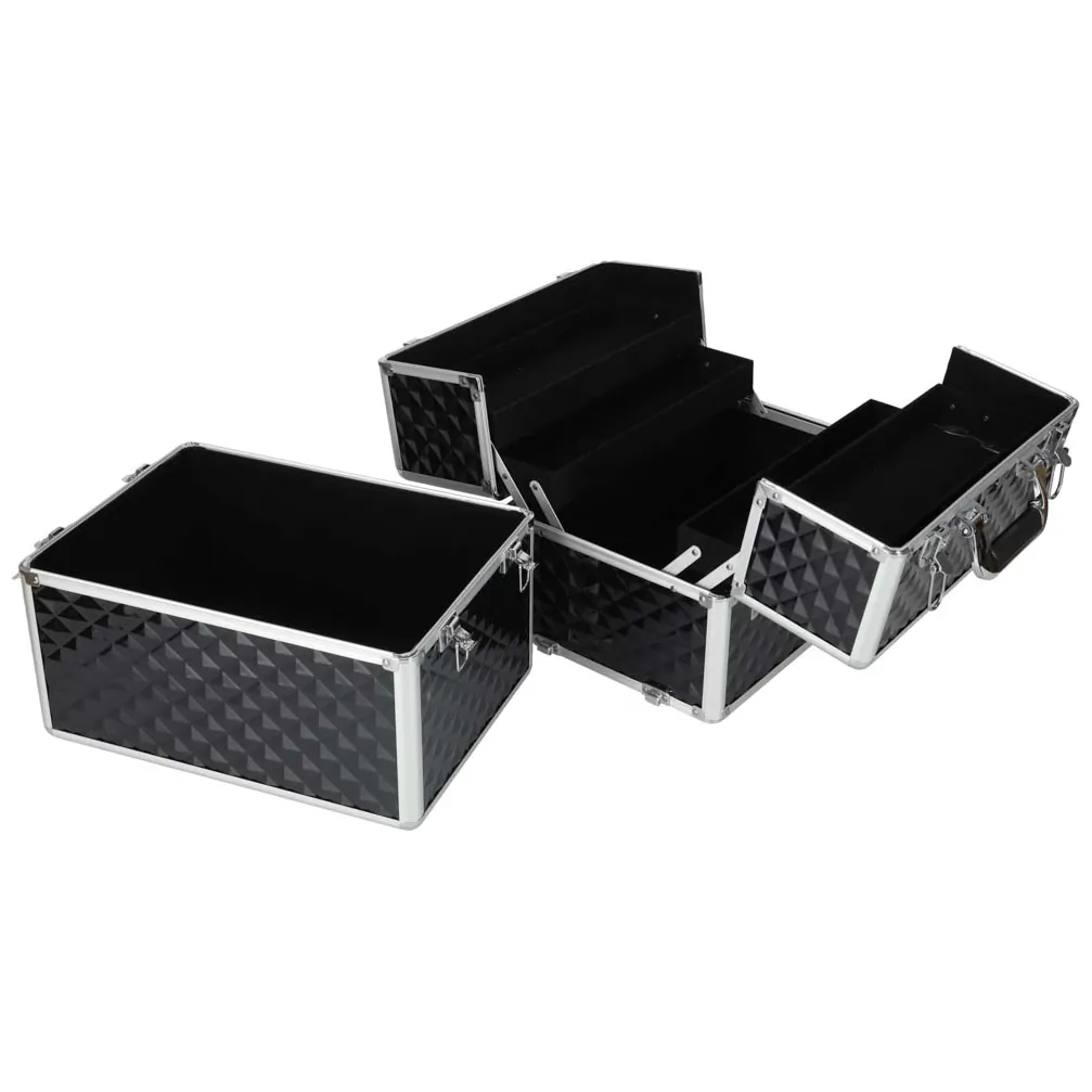 Kuferek na kosmetyki walizka organizer kosmetyczny XXL 3D - obrazek 4
