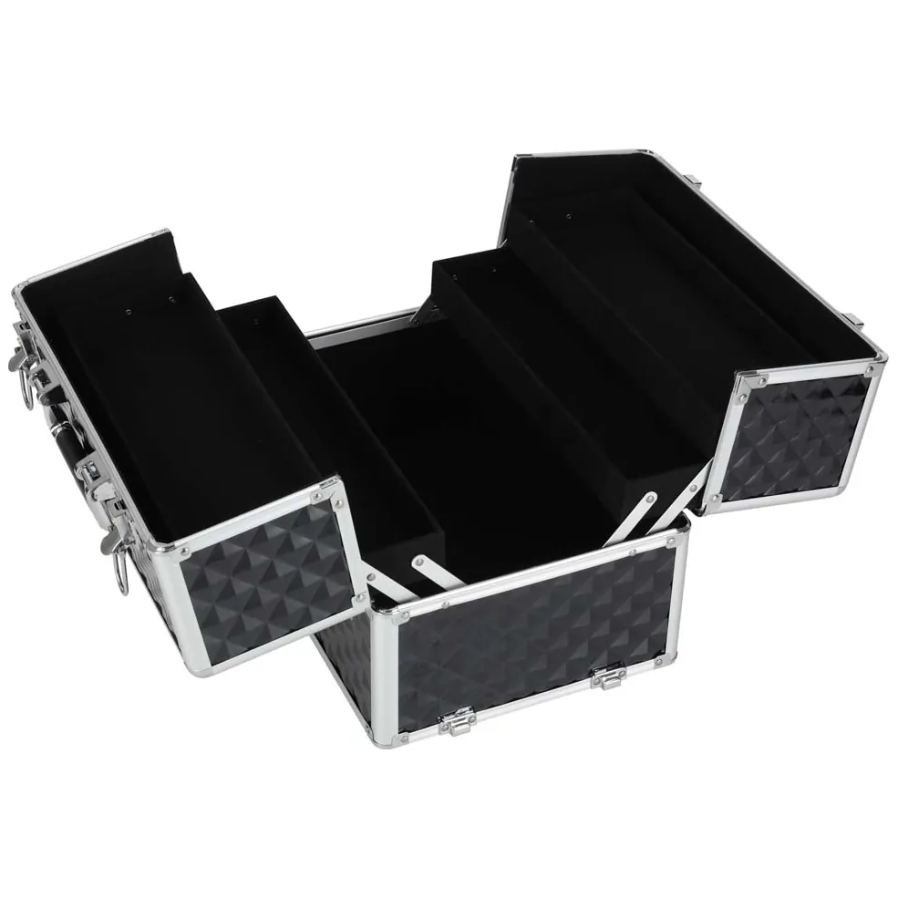 Kuferek na kosmetyki walizka organizer kosmetyczny XXL 3D - obrazek 6