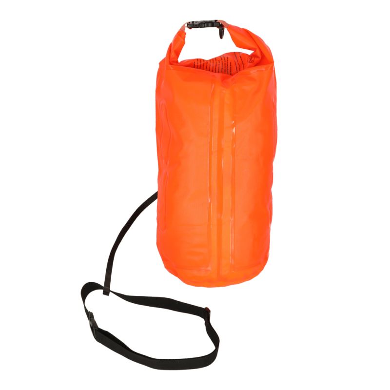 Bojka do pływania boja asekuracyjna ratunkowa pływacka sucha kieszeń gwizdek 20l - obrazek 2