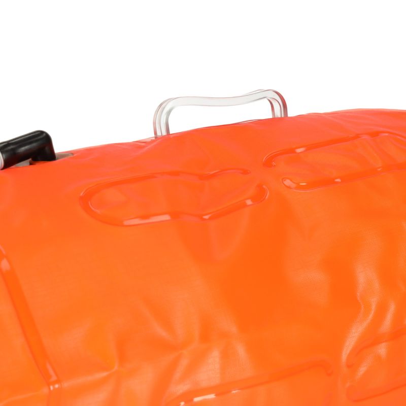 Bojka do pływania boja asekuracyjna ratunkowa pływacka sucha kieszeń gwizdek 20l - obrazek 9