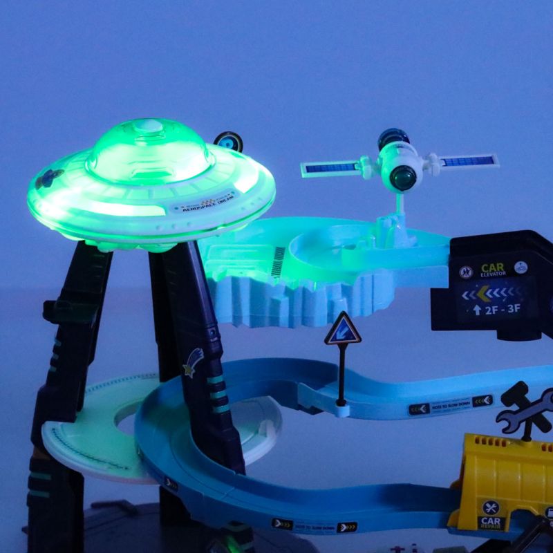 Kosmiczny tor samochodowy wielopoziomowy kierownica - obrazek 13