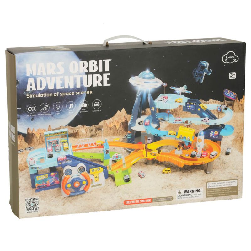 Kosmiczny tor samochodowy wielopoziomowy kierownica - obrazek 14