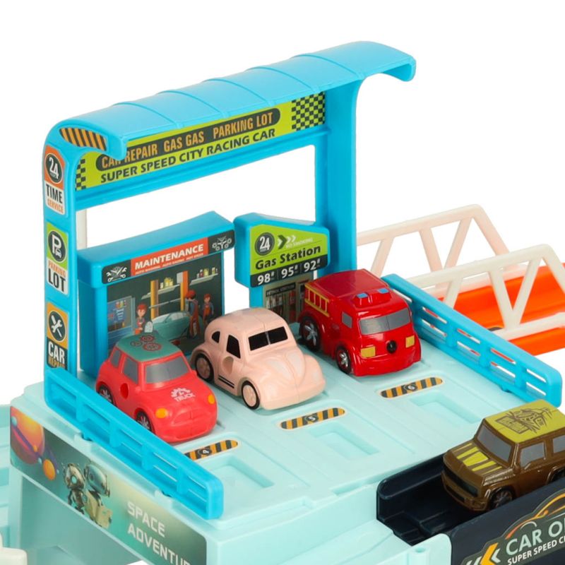 Kosmiczny tor samochodowy wielopoziomowy kierownica - obrazek 5