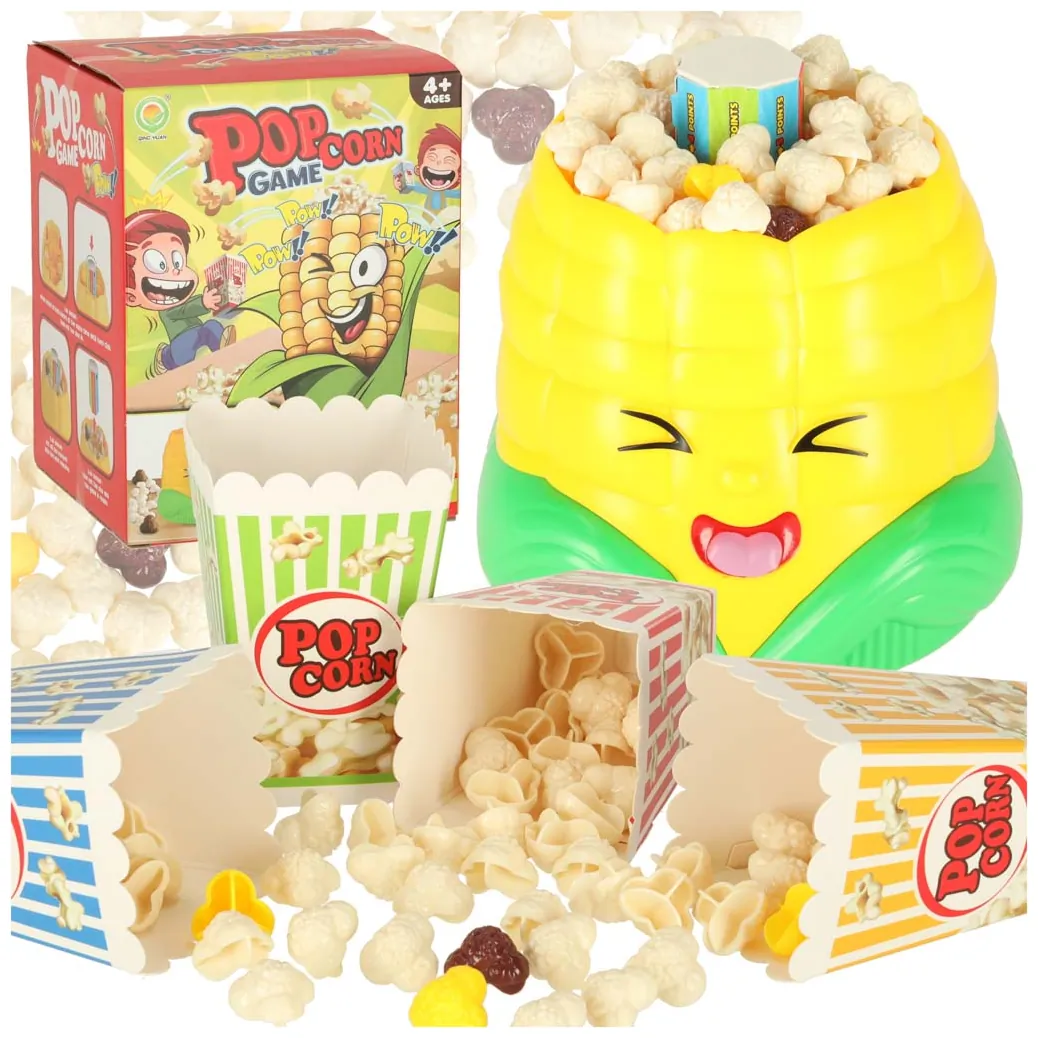Gra zręcznościowa Złap popcorn kukurydza kubeczki 4 graczy