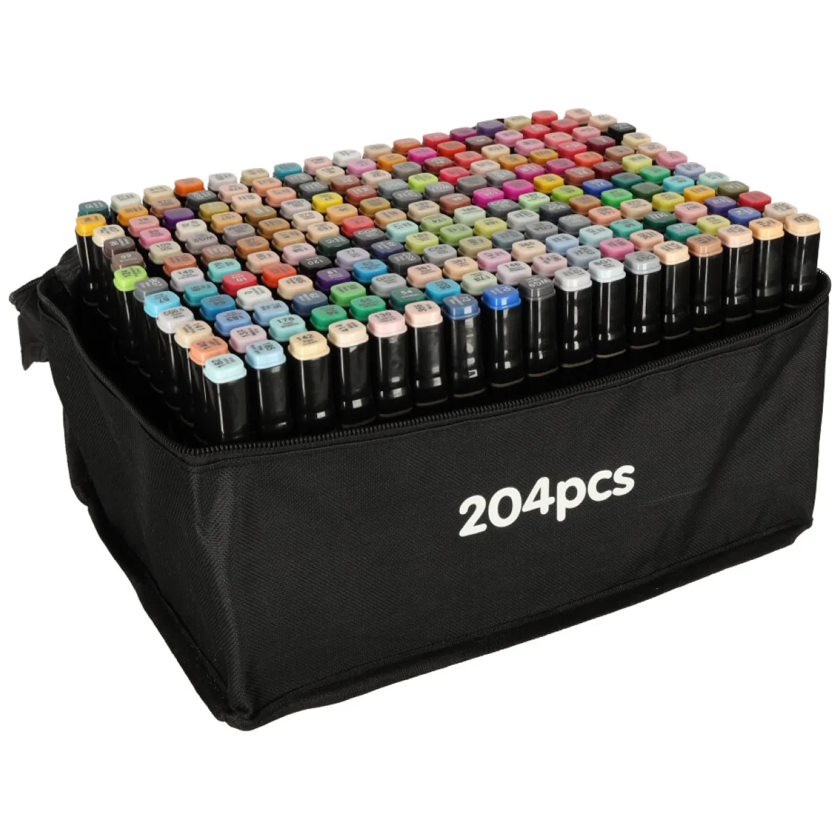 Markery dwustronne mazaki alkoholowe w etui 204 + podstawka - obrazek 4