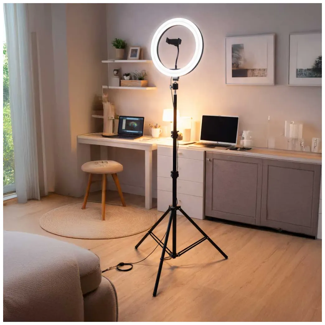 Lampa pierścieniowa 60W RING LED selfie makijaż - obrazek 13