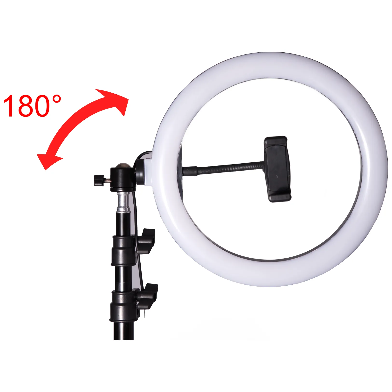 Lampa pierścieniowa 60W RING LED selfie makijaż - obrazek 3