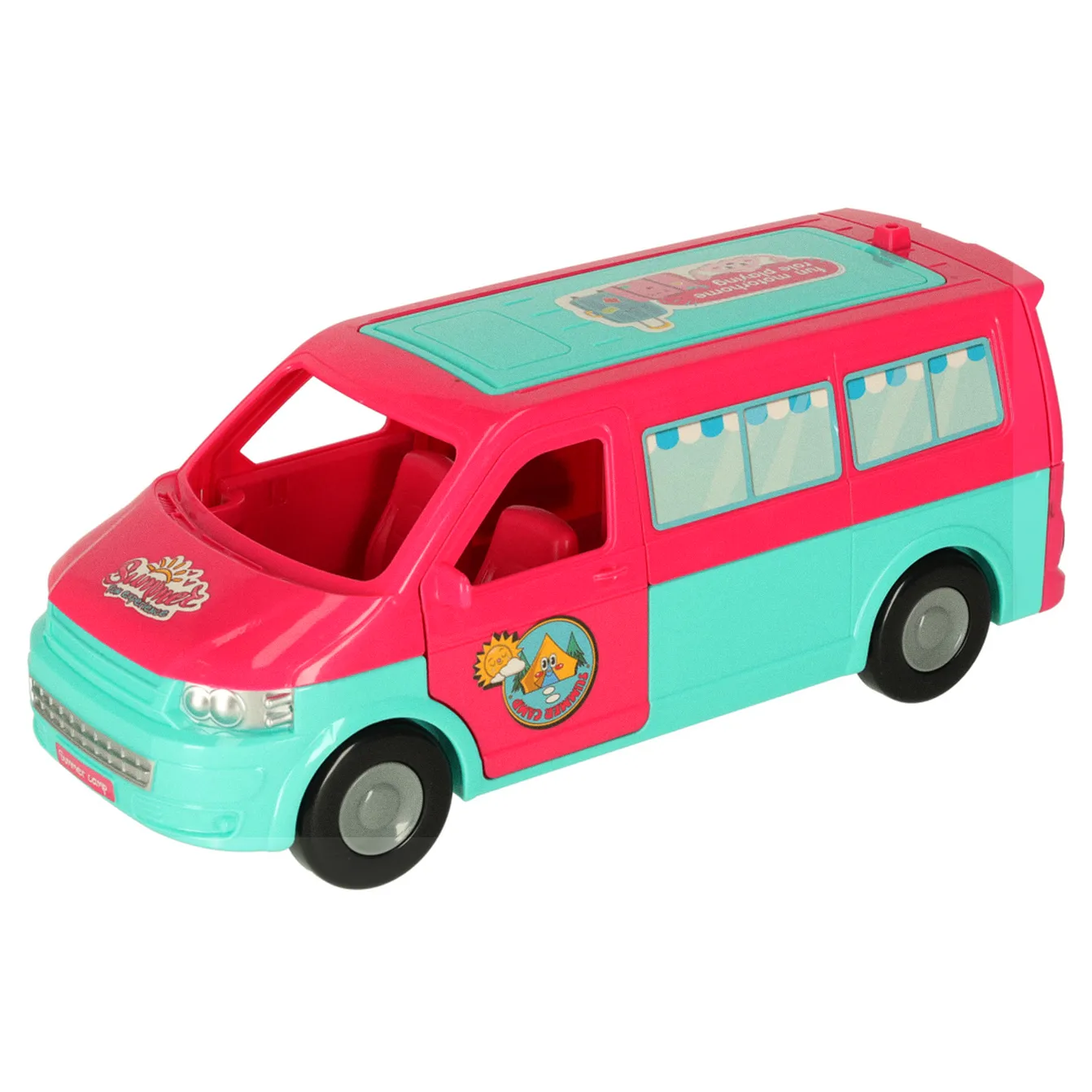 Samochód dla lalek kempingowy kamper akcesoria lalka basen