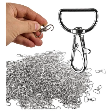 Karabińczyk metalowy rybka 20 mm 500 szt.