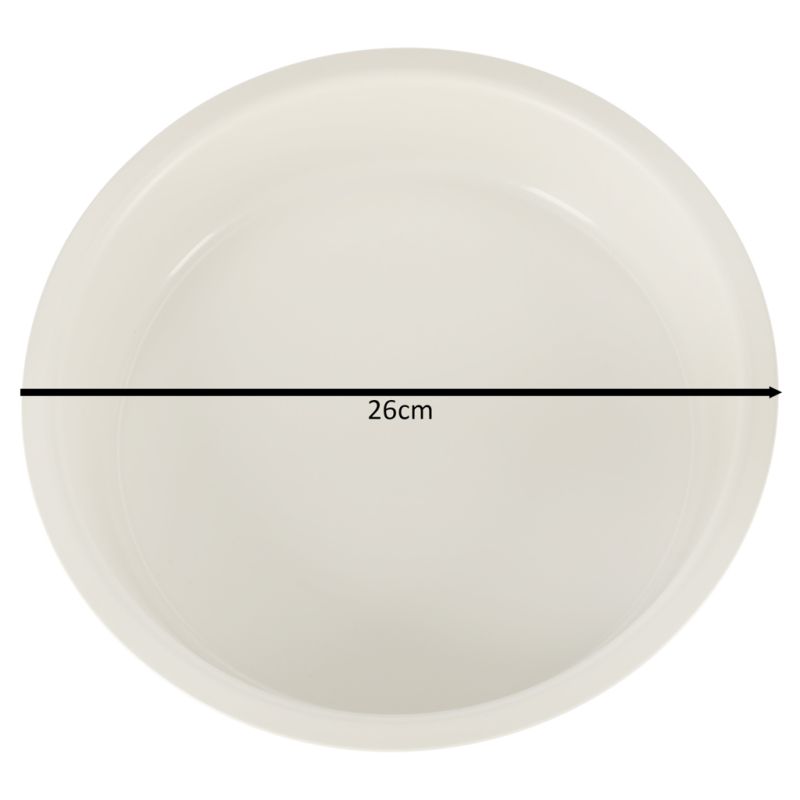 Blacha do pieczenia tortownica forma okrągła do tortów tart guiche 26cm brązowa - obrazek 5