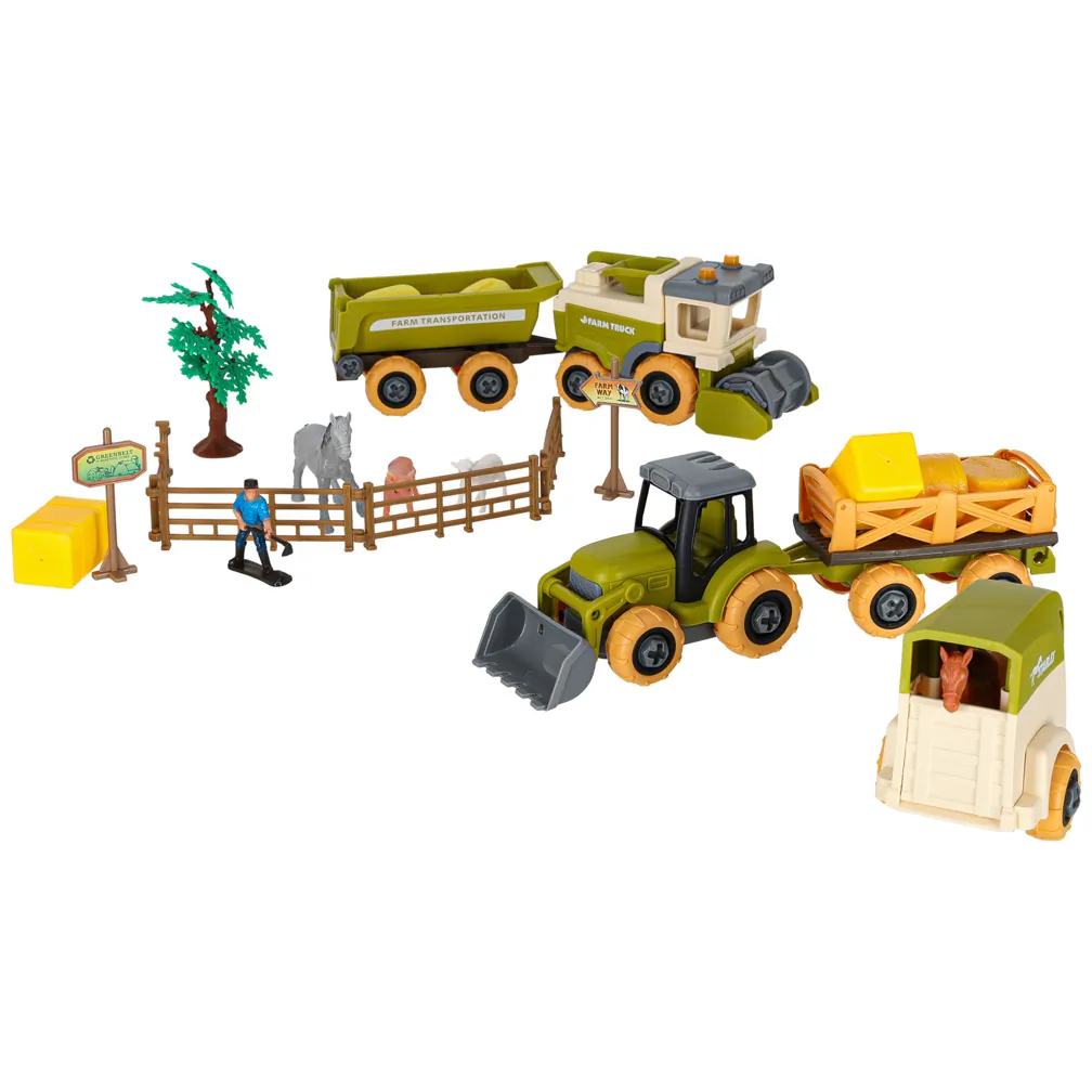 Farma traktor maszyny rolnicze ciągnik do skręcania zwierzęta wkrętarka - obrazek 7