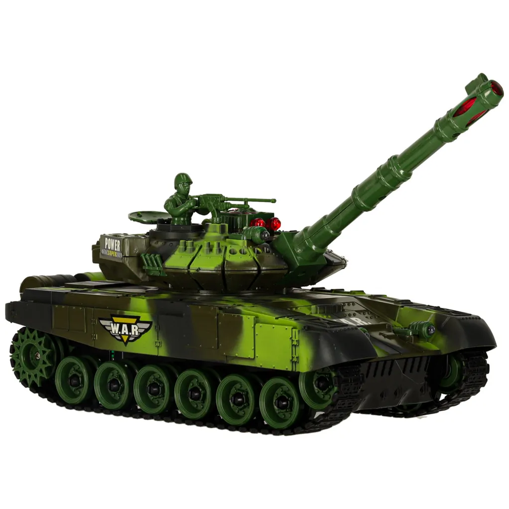 Czołg zdalnie sterowany na pilota RC War Tank 9993 2.4 GHz kamuflaż leśny - obrazek 6