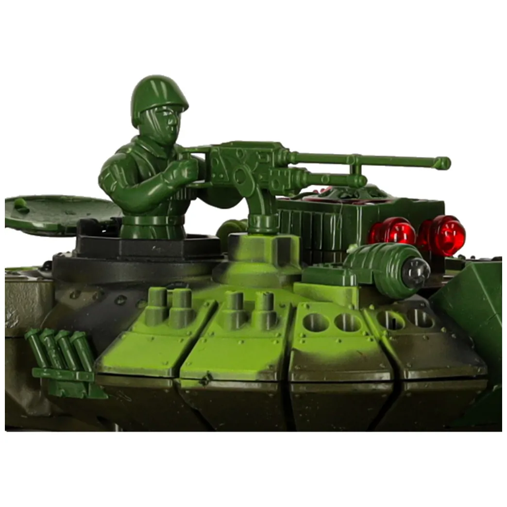 Czołg zdalnie sterowany na pilota RC War Tank 9993 2.4 GHz kamuflaż leśny - obrazek 9
