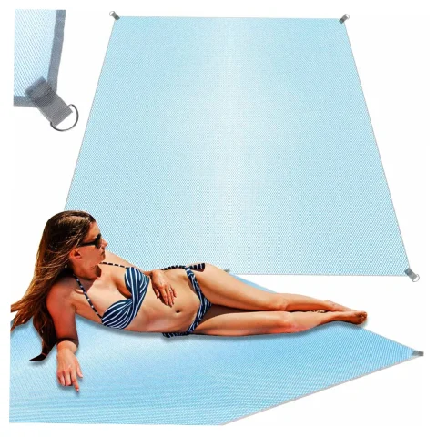 Mata plażowa koc na plażę sand free XXL 200x200cm