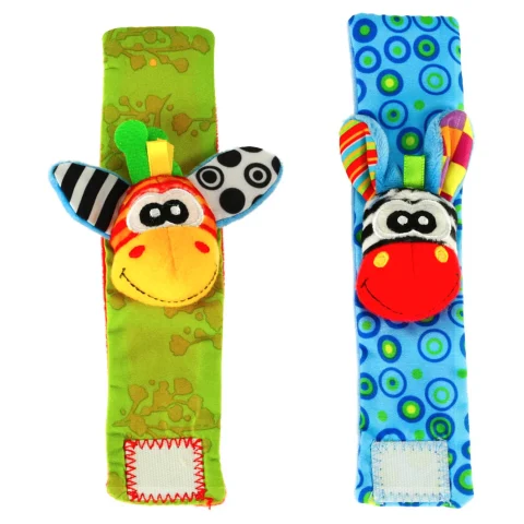 Grzechotka zabawka na rączki dłonie 2szt.