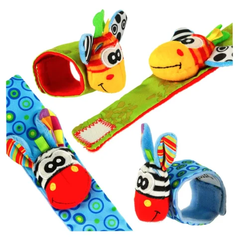 Grzechotka zabawka na rączki dłonie 2szt.