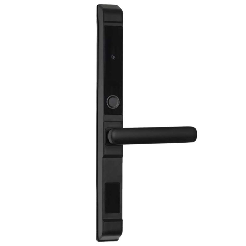 Klamka do drzwi zamek elektroniczny szyfrowy na kod odcisk palca kartę - obrazek 3