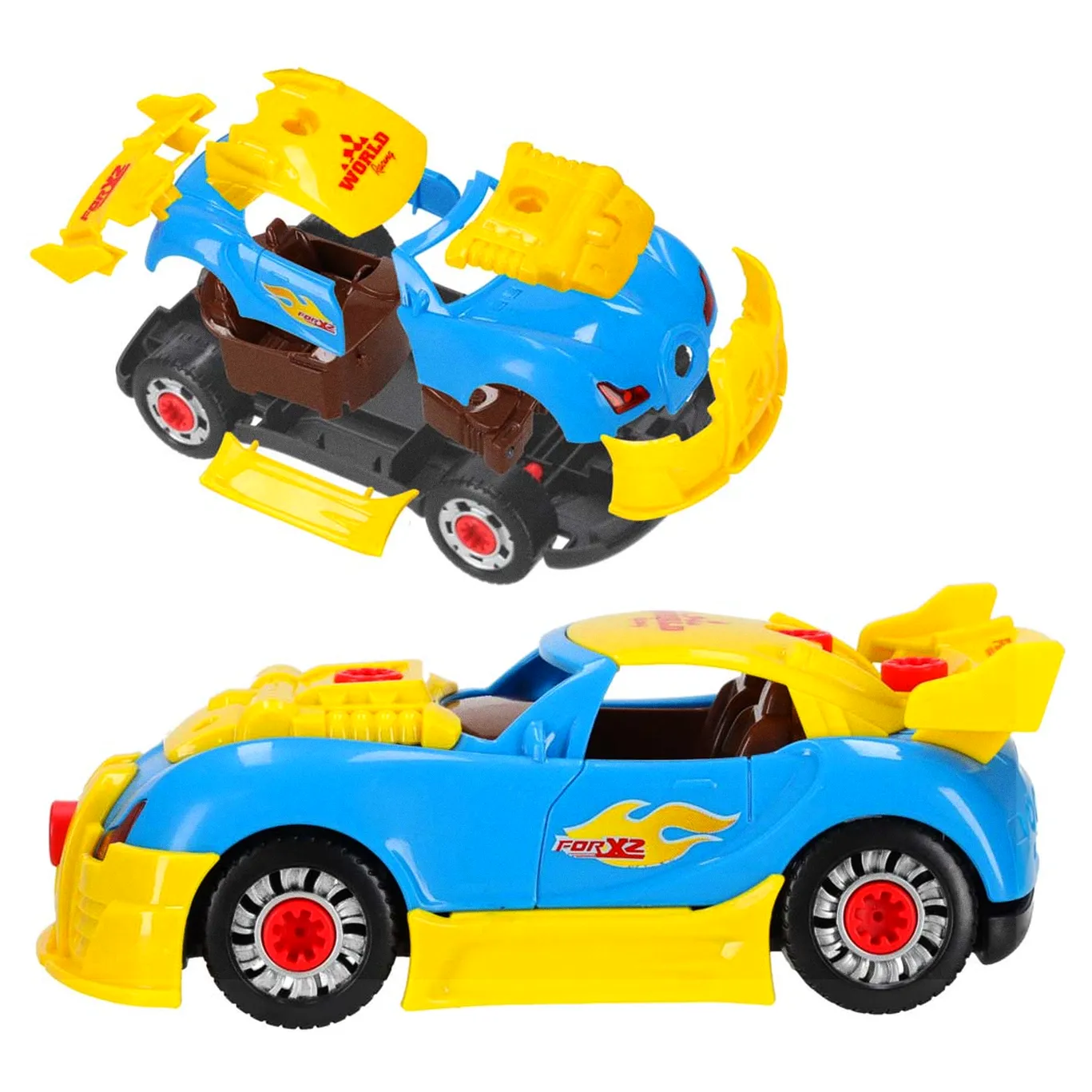 Samochód sportowy do rozkręcania konstrukcyjny do tuningu światło dźwięk - obrazek 12