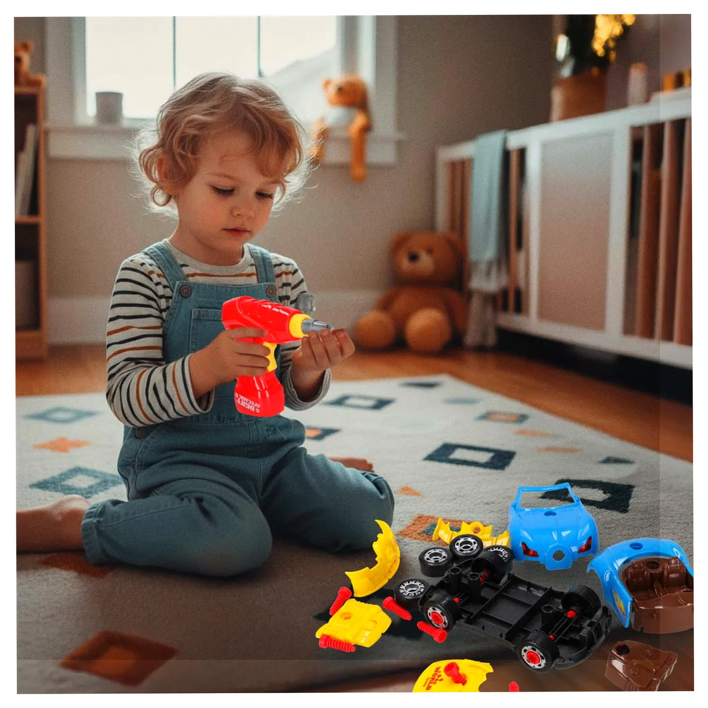 Samochód sportowy do rozkręcania konstrukcyjny do tuningu światło dźwięk - obrazek 13