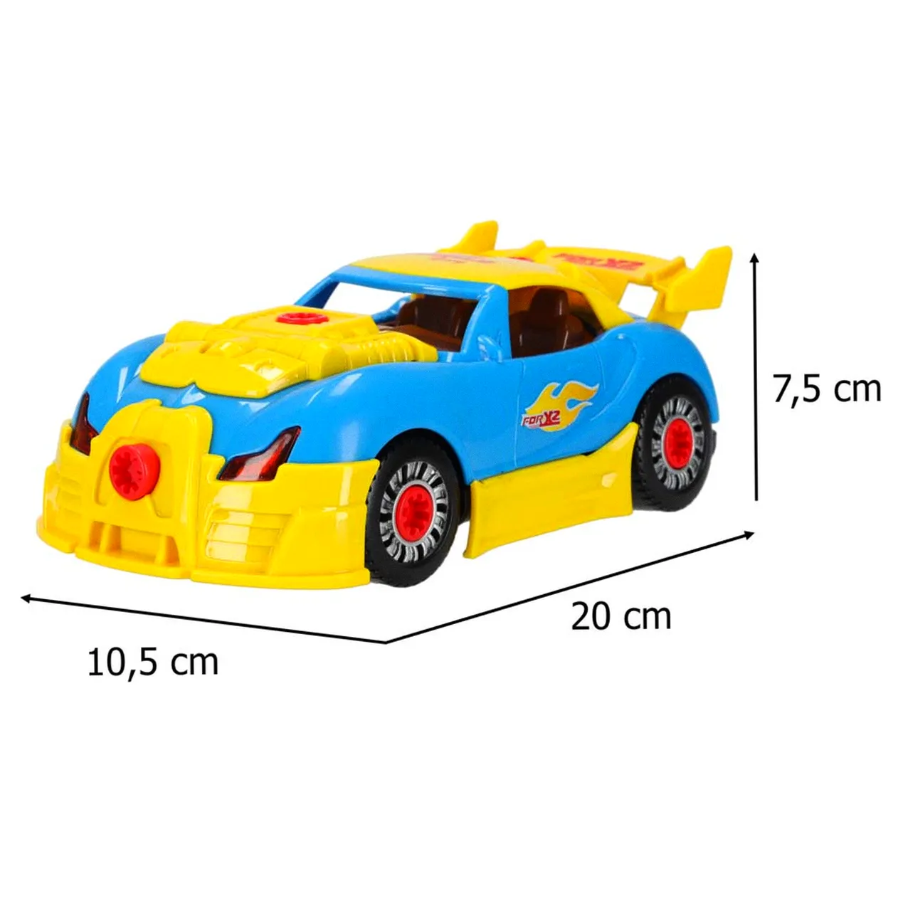 Samochód sportowy do rozkręcania konstrukcyjny do tuningu światło dźwięk - obrazek 15