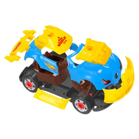 Samochód sportowy do rozkręcania konstrukcyjny do tuningu światło dźwięk