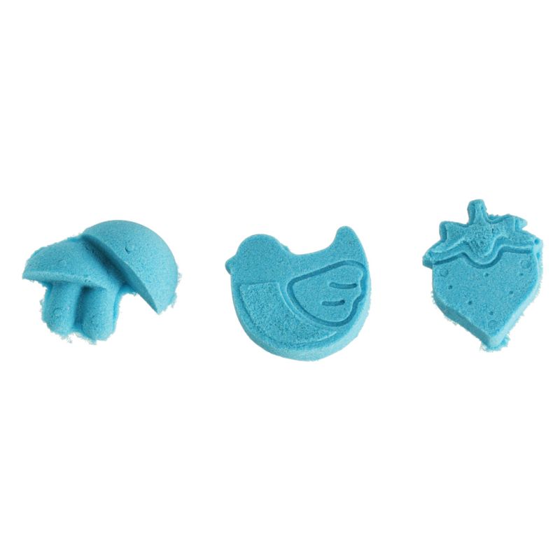 Piasek sensoryczny dla dzieci 1kg w woreczku niebieski - obrazek 3