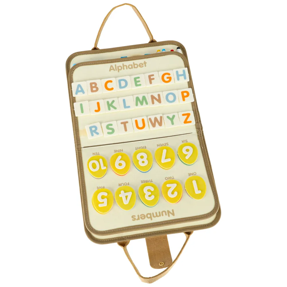 Tablica manipulacyjna sensoryczna montessori walizka dinozaury - obrazek 8