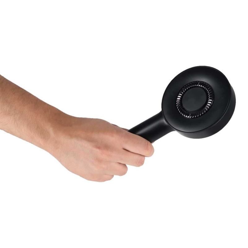 Masażer szczotka do masażu skóry głowy aplikator olejków USB czarna - obrazek 10