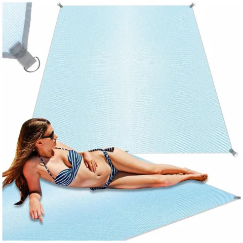 Mata plażowa koc na plażę sand free XXL 200x200cm