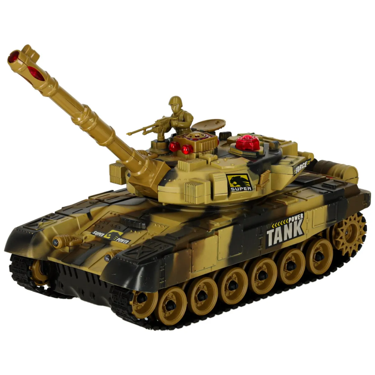 Czołg zdalnie sterowany na pilota RC War Tank 9993 2.4 GHz pustynny - obrazek 2