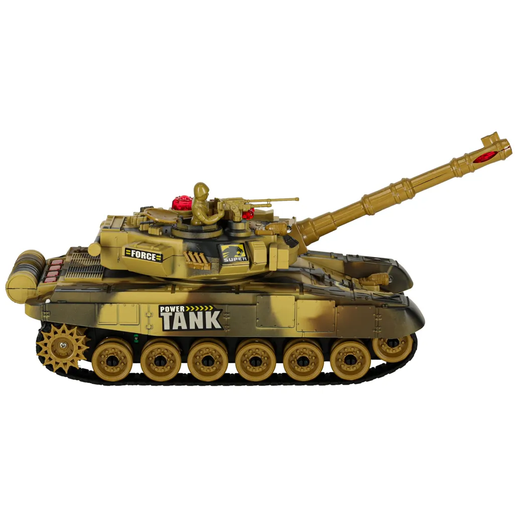 Czołg zdalnie sterowany na pilota RC War Tank 9993 2.4 GHz pustynny - obrazek 3