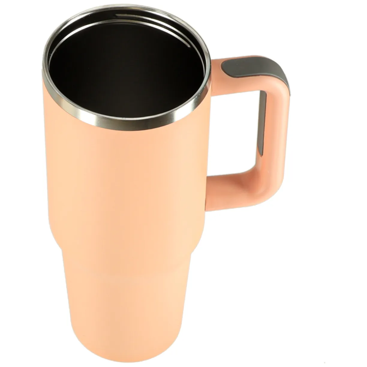 Kubek termiczny ze słomką i uchwytem termos 1200ml róż pudrowy - obrazek 6