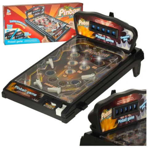 Pinball flipper gra zręcznościowa stół ze światłami i muzyką