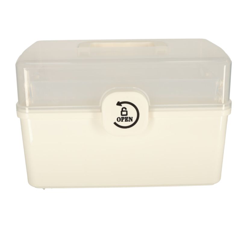 Organizer na leki pojemnik pudełko kasetka apteczka duży XXL na zamek skrzynka 34x19x22,5cm - obrazek 5