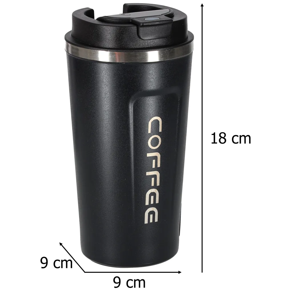 Smart kubek podróżny z wyświetlaczem LED czarny 500ml - obrazek 10